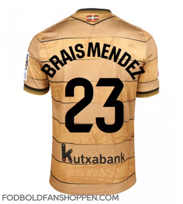Real Sociedad Brais Mendez #23 Udebanetrøje 2024-25 Kortærmet